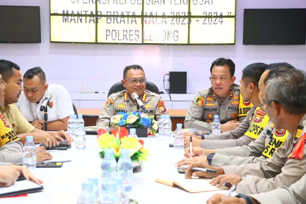 Polres Lebong Terima Asistensi dan Supervisi Pamatwil Ops Mantap Brata