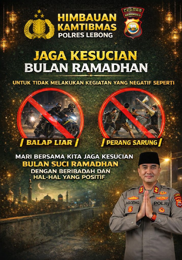 POLRES LEBONG HIMBAU MASYARAKAT JAGA KAMTIBMAS SELAMA RAMADHAN