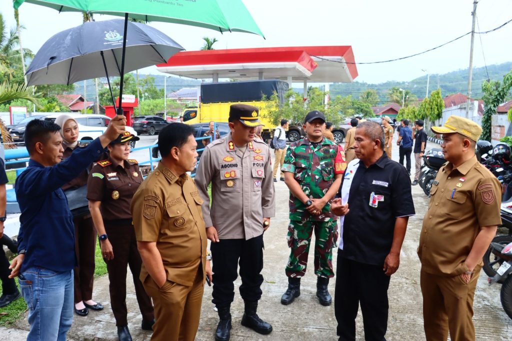 Kapolres Lebong Bersama Forkopimda Sidak SPBU dan Pangkalan LPG