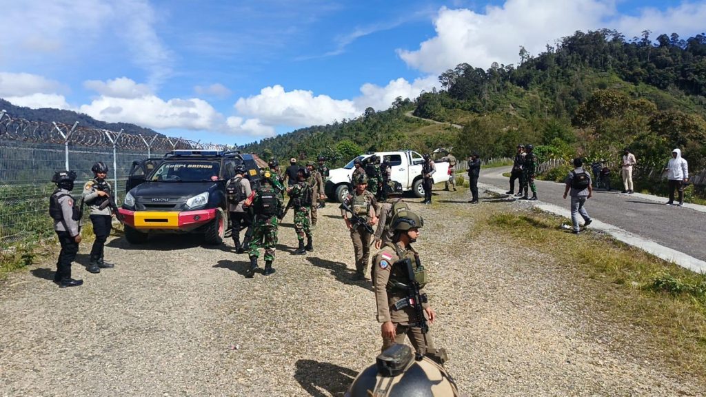 Patroli Gabungan Ops Damai Cartenz 2026 Jaga Stabilitas Keamanan di Sugapa