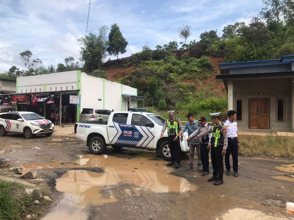 Satlantas Polres Lebong Lakukan Survei Jalan Bersama Lintas Sektoral, Petakan Titik Rawan