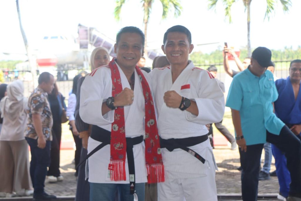 Tradisi Judo Warnai Penyambutan Wakapolda Bengkulu, Simbol Persaudaraan yang Terjalin Sejak Sebelum Berdinas di Polri