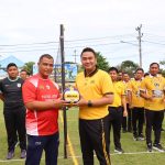 Kapolres Lebong Resmi Buka Turnamen Bola Voli Kapolres Cup Hari Bhayangkara Ke-80.