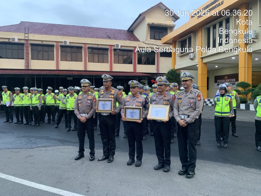 Satlantas Polres Lebong Raih Juara 3 Lomba Validasi Penindakan Data ETLE Mobile Polda Bengkulu