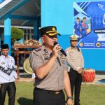 Kapolres Lebong Tanamkan Budaya Tertib Berlalu Lintas kepada Pelajar SMPN 8