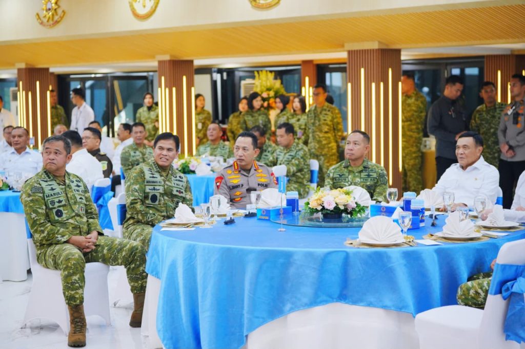 Kapolri Hadiri Silaturahmi Strategis Pimpinan Lembaga Negara di Mabes TNI AL