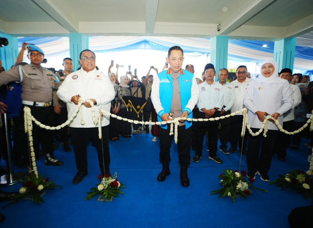 Kapolri Resmikan Gedung KSPSI AGN Jatim
