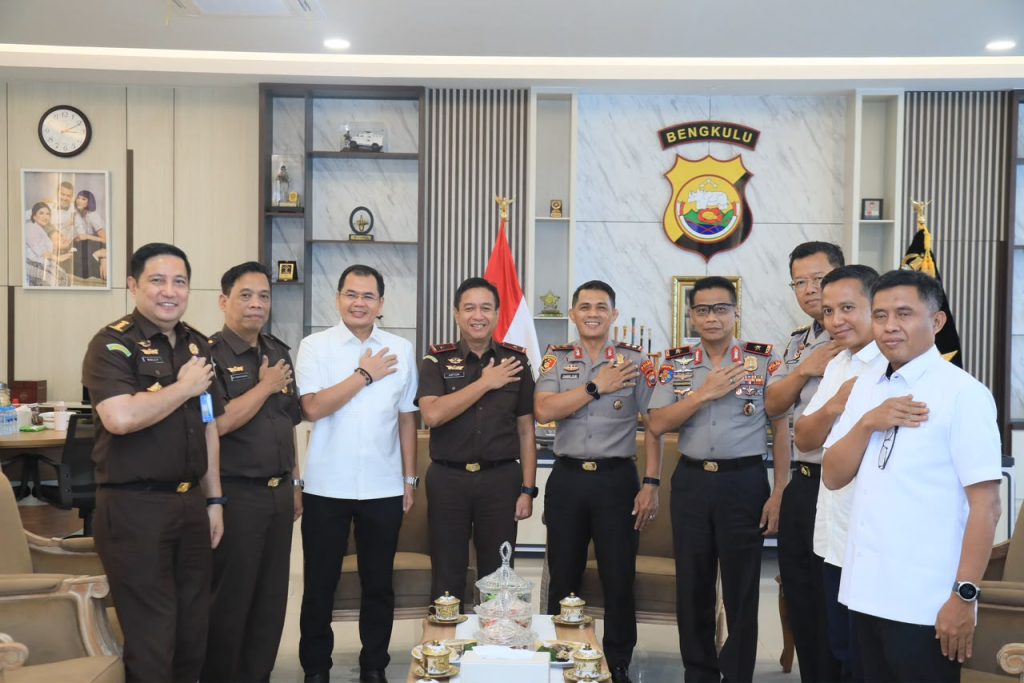 Kapolda Bengkulu Terima Silaturahmi Kajati Bengkulu, Tegaskan Komitmen Sinergitas Penegakan Hukum