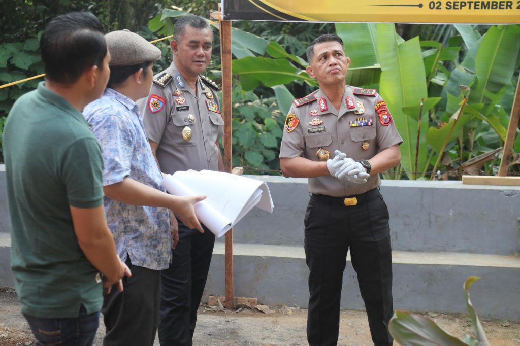 Kapolda Bengkulu Letakkan Batu Pertama Pembangunan Gedung Dittahti Polda Bengkulu Serta Ruang Tahanan Wanita dan Anak