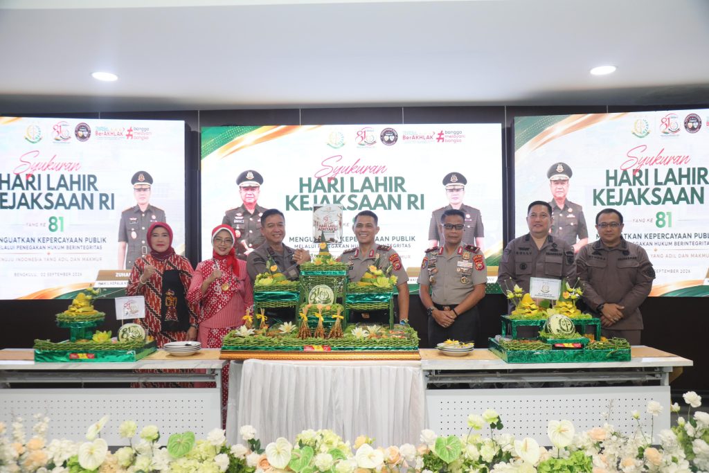 Kapolda Bengkulu Kunjungi Kejati Bengkulu, dalam rangka memperingati HUT Adhyaksa Ke-81, Pererat Sinergitas