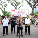 Polda Jambi Gelar Konferensi Pers, Ungkap Penertiban 22.800 Liter Minyak dan BBM