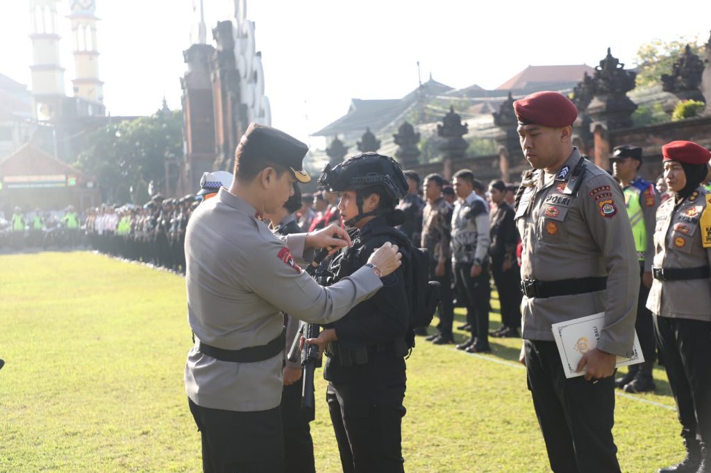 Pastikan Pengamanan Dua Agenda Kepolisian Internasional IAWP & SOM, Polda Bali Gelar Pasukan Ops Gapura Agung IV-2026