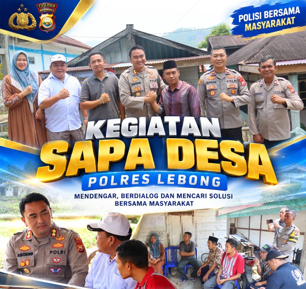 Jelang Pilkades Serentak 2026, Kapolres Lebong Turun ke Desa, Ajak Masyarakat Berdialog.