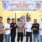 Peringati Hari Jadi Humas Polri ke-75, Polres Lebong dan Awak Media Donorkan Darah Kepada Masyarakat.